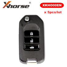 XHORSE XKHO00EN for Honda Type Wired Universal Remote Key 3 Buttons English Version 5pcs/lot 2024 - buy cheap