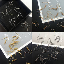 100pcs Fashion 18mm Cheap Beads Iron Ear Hook Clasp With Bead Charms Earring Wires Fit Diy Jewelry Findings Wholesale 2024 - buy cheap