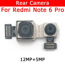 Original Rear Camera For Xiaomi Redmi Note 6 Pro Note6 6Pro Back Main Big Camera Module Flex Cable Replacement Spare Parts 2024 - buy cheap
