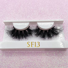25MM 3D Mink Hair Soft False Eyelashes Fluffy Wispy Long Thick Lashes Handmade Messy Real Mink Eye Lashes Makeup Tools 3D Lashes 2024 - buy cheap