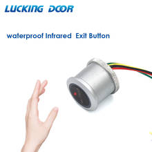 IP68 Waterproof No Touch Exit button 304 Stainless Steel No Touch Infrared Sensor Exit Button Switch access control system 2024 - buy cheap