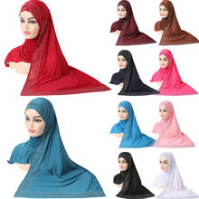 Ramadán-bufanda de diamantes de imitación para mujer musulmana, pañuelo de oración, turbante árabe, moda de Oriente Medio, Amira hiyab 2024 - compra barato