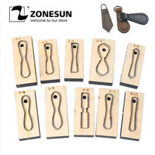 ZONESUN Leather Handbag Accrssory Cutting Die Zipper Holder Leather Decoration Tool For Die Cutting Machine DIY Handicraft Cut 2024 - buy cheap