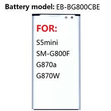 Replacement Battery EB-BG800CBE For Samsung GALAXY S5 mini S5MINI SM-G800F G870a G870W EB-BG800BBE 2100mAh NFC 2024 - buy cheap