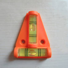 Instrumento de medición de nivel de burbuja, Mini T, indicador de nivel de plástico Triangular, tipo T, carcasa de burbuja, nuevo, N26, 1 ud. 2024 - compra barato