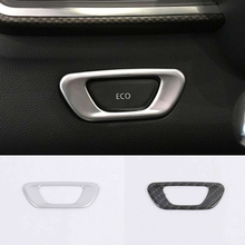 Автомобильная Внутренняя крышка ABS хром/углеродное волокно Передняя головка эко свет Переключатель отделка рамка 1 шт. для Renault Kadjar 2016 2017 2018 2019 2024 - купить недорого