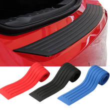 Car Rear Bumper Protector Guard Sticker Rubber Strip SUV Trim Cover Car Accessories Back Bumper Protector Sill Plate Car Styling 2024 - buy cheap