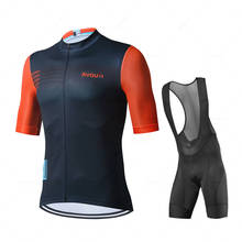 Triathlon Summer Cycling  Jersey Set Men Short Sleeve Bicycle Clothing Kit Mtb Bike Wear Uniforme Maillot Ciclismo Sports Team 2024 - buy cheap