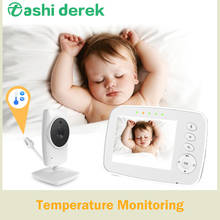 Wireless Temperature Monitor 2.4GHz Music Play HD Nanny Monitor with Camera 960ft 3.2'' TFT Lcd Babysister Monitor Night Vision 2024 - buy cheap