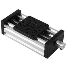 Impressora 3d z-eixo parafuso de ligação t8 z eixo diy c-feixe cnc mesa deslizante 150mm pacote atuador linear kit 2024 - compre barato