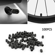 100pcs Black Plastic Auto Car Truck Wheels Tire Valve Air Dust Cover Stem Cap Tire Wheel Stem Pressure Valve Caps 2024 - buy cheap