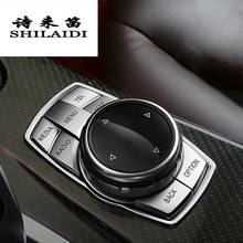 Car Styling Console Multimedia Buttons Decorative Covers Stickers Trim for BMW 5/6/7 series f10 GT F07 F01 F02 Auto Accessories 2024 - buy cheap