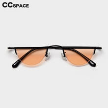 Gafas de sol pequeñas para hombre y mujer, lentes de sol unisex de estilo Punk, medio redondo, a la moda, UV400, Vintage, 49252 2024 - compra barato
