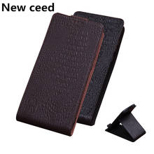 Funda de teléfono con tapa Vertical de cuero genuino para Xiaomi Redmi Note 10 Pro Max/Redmi Note 10 Pro, funda de teléfono Vertical de arriba y abajo 2024 - compra barato