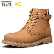 Camel Active New Men's Shoes Winter Autumn Quality Tooling Boats Male Genuine Leather Boots Rubber Work Shoes Man Chelsea Boots 2024 - buy cheap