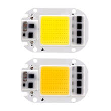 LED COB Lamp Chip 5W 20W 30W 50W Led Chips 220V Input Smart IC Driver Fit For DIY LED Floodlight Spotlight Cold White Warm White 2024 - купить недорого