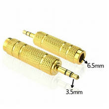 Guitar 3.5mm (1/8 inch) Male Plug to 6.5mm (1/4 inch) Female Jack Audio Stereo Headphone Adaptor Converter Microphone Audio 2024 - buy cheap