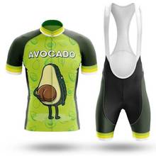 SPTGRVO 2020 AVOCADO Funny Cycling Jersey Mens Short Sleeve Cycling Set Mtb Clothing Bike Suit Ropa Bicicleta Hombre Cycling Kit 2024 - buy cheap