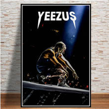 Kanye west rapper música super estrela cantor rapper tour cartaz e impressões pintura arte parede fotos para sala de estar decoração casa 2024 - compre barato