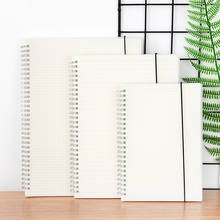 Livros espiral para escritório e escola, a6 a5 b5 notebook com capa transparente e liso pontilhado para diário 2024 - compre barato