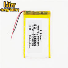 3 line 385569 3.7V 2200mah Lithium polymer Battery With Protection Board For GPS Tablet PC Digital Products Free Shipping 2024 - buy cheap
