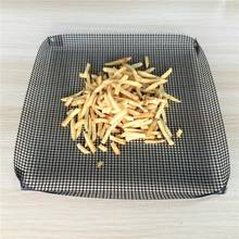 Non-stick Oven Mesh Chips Baking Tray Reusable Basket Grilling Pan Crisper 2024 - buy cheap