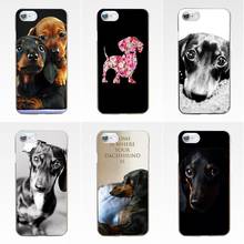 Casca macia dachshund teckel cão dackel para apple iphone 11 pro x xs max xr 4 4S 5 5c 5S se se2 6s 7 8 plus 2024 - compre barato