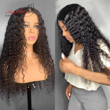 13x4 Lace Frontal Wig Brazilian Deep Wave Lace Wig With Baby Hair Pre Plucked Arabella Remy Lace Front Human Hair Wigs For Women 2024 - buy cheap