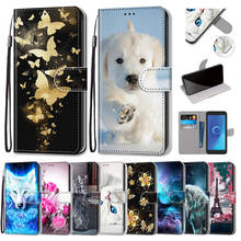 For Honor 7A 7S Case Flip Leather Soft Cover For Huawei Y5 2018 Y5 Prime Case Cat Animal Wallet Book Honor 7a 5.45" RU DUA L22 2024 - buy cheap