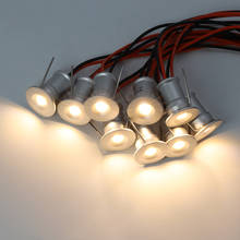 Minifoco LED regulable para interior, luz de armario de 1W, foco de techo de 12V CC, IP65, empotrado, para escaparate, escalera, lámpara KTV 2024 - compra barato