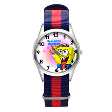 Relojes de estilo bonito con dibujos animados para mujeres, niñas y niños, pulsera de cuarzo con correa de nailon, JC89 2024 - compra barato