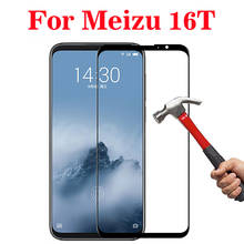 Full Cover Full Glue Tempered Glass For Meizu 16T  Screen Protector protective film For Meizu 16t glass 2024 - buy cheap