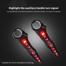 2PCS MTB Bicycle Handlebar LED Turn Lights Flash Light Cycling Mountain Bike Handle Bar End Night Safety Warning Lamp Dropship 2024 - buy cheap