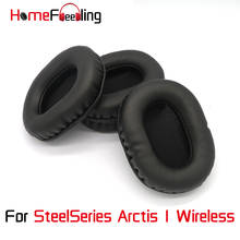 Homefeeling-almohadillas para los oídos para SteelSeries Arctis 1, almohadillas para los oídos inalámbricas, redondas, universales, de cuero, almohadillas para los oídos 2024 - compra barato