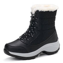 Women Boots Super Warm Snow Boots With Heels Winter Shoes Woman Ankle Boots Plus Size 42 Platform Botas Mujer Winter Booties 2024 - buy cheap