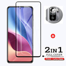 2 in 1 Screen Protector Glass On For Redmi K40 Pro plus Pro+ Camera Lens Film For Xiaomi Poco F3 M3 X3 Protective Tempered Glass 2024 - buy cheap
