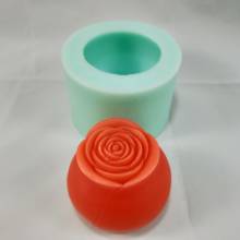 HC0179 PRZY single hole rose flower mold silicone soap DIY handmade flower fragrance mold soap soap mold resin clay mold 2024 - buy cheap