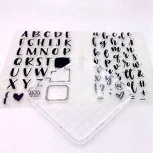 Uppercase Lowercase Alphabet Letters Clear Stamps 1inch Cookie Stamp Sticky Decorating Fondant Cutter Tools Sugarcraft 2024 - buy cheap