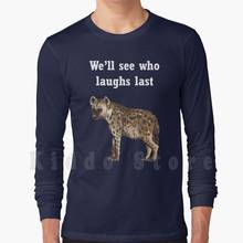 Hyena-Animal Series hoodies long sleeve Hyena Dog Canine Africa Brown African Spots Lion King Animal Zoo Pun 2024 - buy cheap