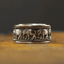 Преувеличенные большие серьги Цвет кольца со слонами для вокруг шеи отличное Женское Ожерелье Свадебные украшения античный перстень Anillos 2024 - купить недорого