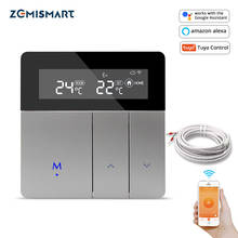 Zemismart Tuya wifi Thermostat for Electric Heater Water Radiant Floor Heating Alexa Google Home Enable Temperature Controlled 2024 - buy cheap