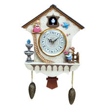 Cartoons Vintage Cuckoo Wall Clock Pendulum Large Silent European  Art Living Room Wall Clock Creative Relojes Home Decor DA60WC 2024 - buy cheap