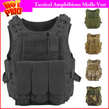 Military Gear Airsoft Tactical Vest Camouflage Plate Carrier CS Outdoor Hunting Molle Vest Army Combat Assault Vest 7 Colors 2024 - buy cheap