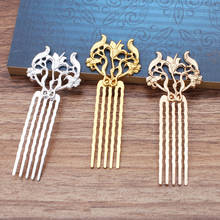 10 Pieces/Lot 31*75mm 5 Teeth Hair Comb Antiquity Inserted Comb Headwear Diy Hair Accessories For Women 2024 - buy cheap