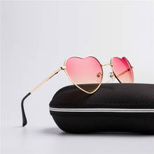 Gafas De Sol Vintage con forma De corazón para mujer, anteojos De Sol femeninos De diseño De marca, Color caramelo, a la moda, con gradiente, para exteriores y fiesta 2024 - compra barato