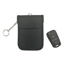 Faraday-bolsa antirrobo de protección RFID para llaves de coche, bloqueador de señal FOB para tarjetas de identificación, funda para Protección de Privacidad, novedad, BAG1017 2024 - compra barato