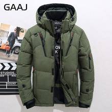 Men Down High Quality Thick Warm Winter Jacket Hooded Thicken Duck Down Parka Coat Casual Slim Overcoat With Many Pockets Mens 2024 - buy cheap