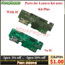 Novaphopat-puerto de carga para Lenovo Vibe K6 Plus/K6note, Cargador USB, Cable flexible, placa de micrófono, volumen y encender y apagar 2024 - compra barato