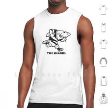 Sharks Rugby Tank Tops Vest Sleeveless Rugby Super Australia New Zealand Blues Brumbies Bulls Cheetahs Chiefs Force Lion 2024 - buy cheap