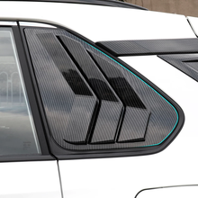 QHCP-cubierta de persiana de ventana triangular de coche, pegatina embellecedora decorativa, persiana ABS para Toyota RAV4 20-21, accesorios exteriores 2024 - compra barato